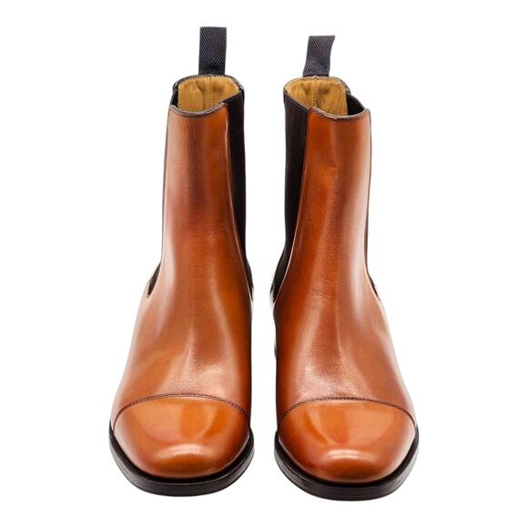 Christian Louboutin Antonio Chelsea Boots Brown Leather EU 40.5 US 7.5 NWB $1350 main image 4